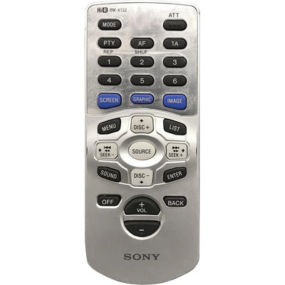 съвместим SONY RM-X132 - съвместимо дистанционно управление на марката General (RM-X132)