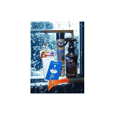 K2 Dárková sada péče o autoskla s dárkem