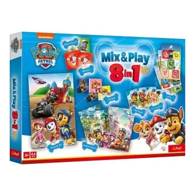 Trefl Trefl: настолна игра Paw Patrol 8 в 1