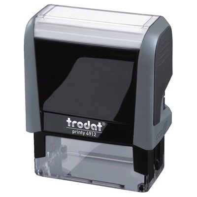 TRODAT Печат TRODAT Printy 4.0 4912 еко сив корпус черен тампон 4912SZ/F (4912SZ/F)