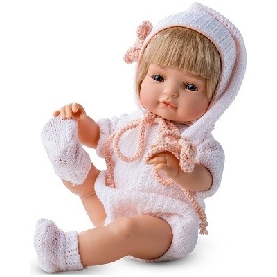 Berjuan CLAUDIA s bílou čepicí 38 cm
