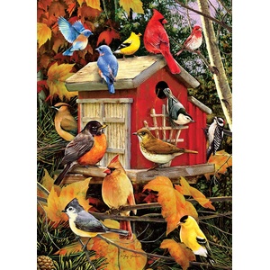 Cobble Hill - Puzzle Fall Birdhouse - 500 piese