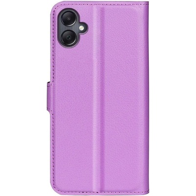 GKK Кожен Калъф с Джобове за Samsung A06, Wallet Book Case, Лилав (5966011150261)