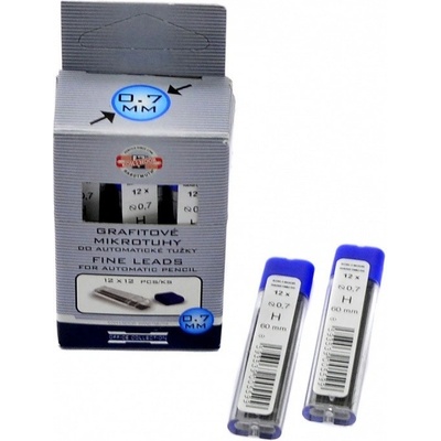 KOH-I-NOOR Tuha graf.polymerní 0,7 H 12 ks etue 416200H007PK