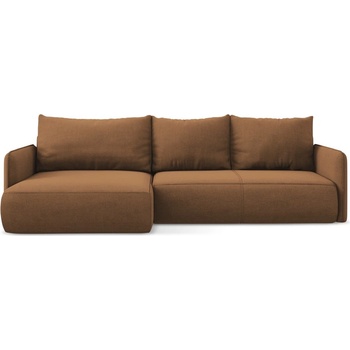 makamii Оранжев разтегателен ъглов диван с място за съхранение (ляв ъгъл) Nanea - Makamii (NANEA_LCF_M_24_P1_C9)