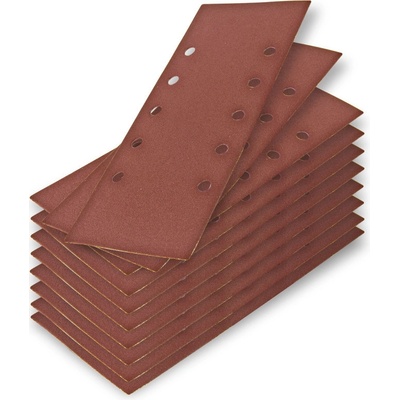 DEMA Brúsny papier pre vibračnú brúsku 115x280 mm K120, 10 ks