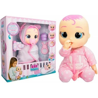 TM Toys Cry Babies: Novorodenec bábika Coney s interaktívnym náramkom