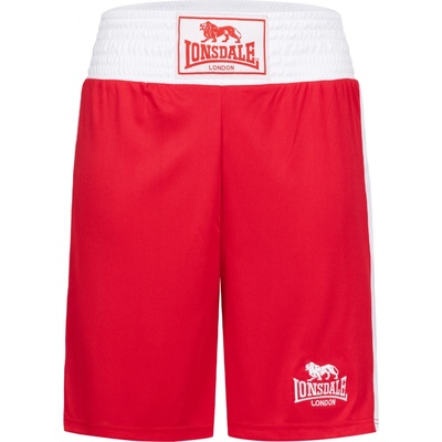 Lonsdale Pánske kraťasy Lonsdale biela červená
