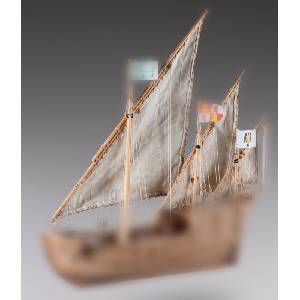 Dusek ships Комплект платна за Каравела Ниня - Nina 1: 72 (D012-Sails)
