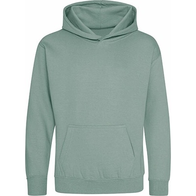 Just Hoods Kids Hoodie Color Dusty Green