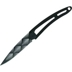 DEEJO 7gn105 tattoo black naked / Ултралек нож без дръжка (7gn105)