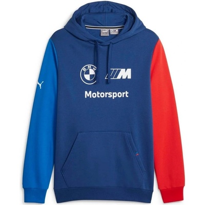 BMW mikina PUMA MMS Essentials fleece 23 blue – Sleviste.cz