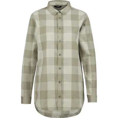 Stoic Дамска риза с копчета Stoic Women's MMXX. Storuman Hemp Flannel Shirt - Whisper Grey / Sage Grey - размер XS (133-1097-0311)