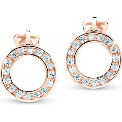 Cutie Jewellery - diamonds Náušnice DZ3060 na šroubek ze zlata s diamanty