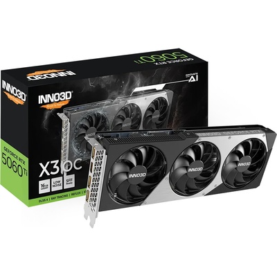 Inno3D GeForce RTX 5060 Ti X3 OC 16GB GDDR7 N506T3-16D7X-191073L