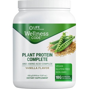 Life Extension Растителен протеин с Аминокиселини Wellness Code, 450 g прах (02127 LE)