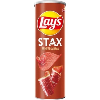 Lay's CN Stax bramborové chipsy s příchutí španělské šunky 90 g