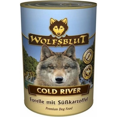 Wolfsblut Cold River Adult Trout se sladkými bramborami 395 g