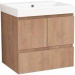 InterCeramic Pvc Шкаф за баня bettino-60 с керамична мивка 5953w-2new - модел 9047-60 (9047-60+УМИВ. 5953w-2new)