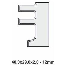 VBD 40,0x29,0x2,0 - 12mm pro sadu na dveřní zárubně 49104