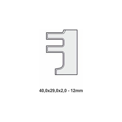 VBD 40,0x29,0x2,0 / 12mm - pro sadu na dveřní zárubně 49104
