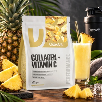 OstroVit Kolagén + Vitamín C ananás 400 g