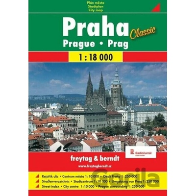 Plán města Praha classic