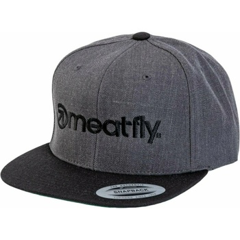 Meatfly шапка с козирка Rens Snapback Dark Grey | Сив | Размер Meatfly | Siv | МЪЖЕ | ONE SIZE