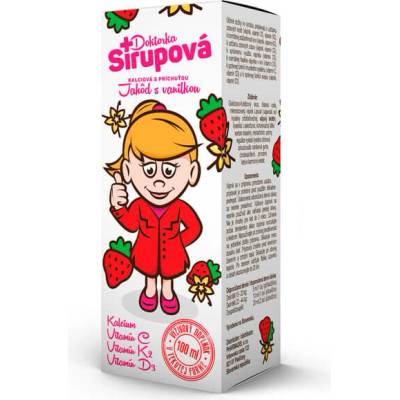 Pharmadis Doktorka Sirupová s príchuťou jahôd s vanilkou 100 ml