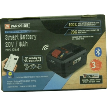 PARKSIDE PERFORMANCE Smart 20 V/8 Ah PAPS 208 A1 100350949