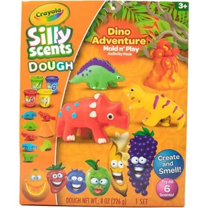 Crayola Творчески комплект Crayola - Ароматизиран моделин, динозаври, 226 g (2204) - baby