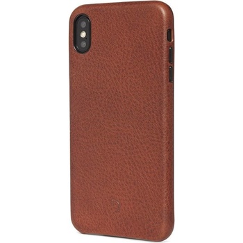 Decoded Leather Case iPhone XS Max hnedé