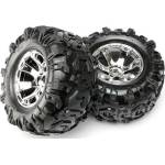 Traxxas колело 3.8", диск Geode сребърен S17, гума Canyon AT (2)