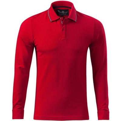 Malfini Premium Contrast Stripe LS 258 formula red