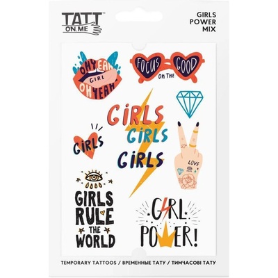 Tattonme Dočasné tetování Girls Power Mix