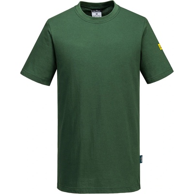 Portwest AS20 Antistatické ESD triko lesní zelená L – Zboží Dáma