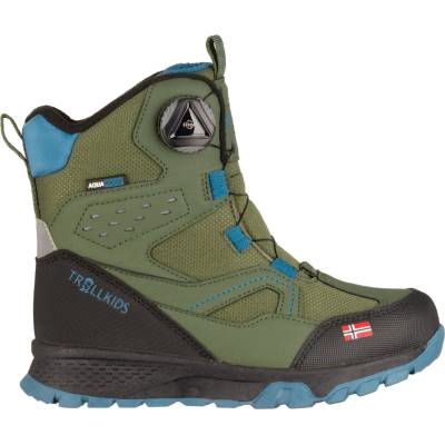 Trollkids Детски зимни ботуши Trollkids Kid's Kirkenes Winter Boots - Pine Green / Dark Marine - размер 31 (EU) (702-3484-0314)