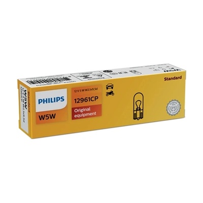 Philips Крушка, мигач philips w5w, 12v, 5w, 10 бр