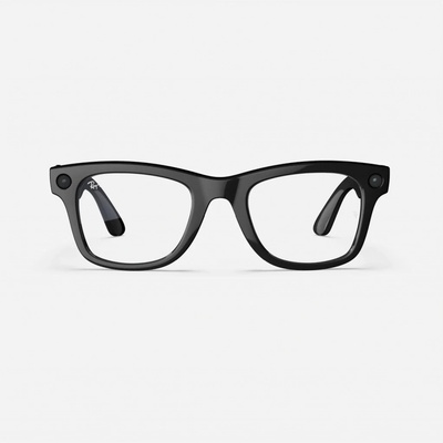 Ray Ban Meta Wayfarer 2. gen Matte Black/Clear with Blue-violet light filter – Zboží Dáma