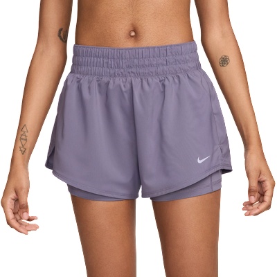 Nike Шорти Nike W NK ONE DF MR 3IN 2N1 SHORT Лилав Velikost XS