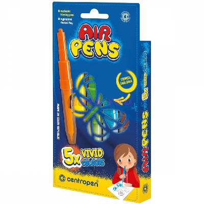 Centropen 1500_05 Foukací fixy AIR pen Vivid colours 5