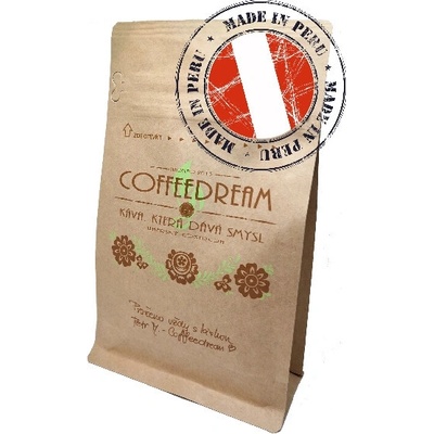 Coffeedream Peru Finca Rosenheim Středně jemné mletí Espresso mocca A73 250 g