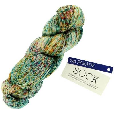 Malabrigo Sock Parade 732 azurově modrá