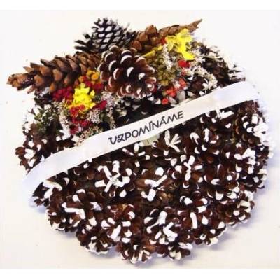Věneček ŠIŠKOVÝ melírovaný d20cm