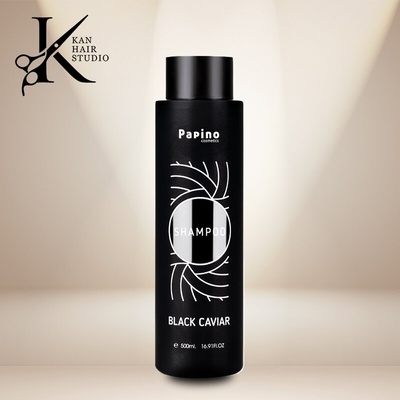Papino Безсулфатен шампоан с черен хайвер 500 ml