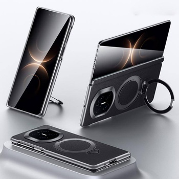 Huawei Кожен Калъф Huawei Mate X7 SULADA - MagSafe Съвместим, 360° Защита, Магнитен Държач, Вкл. Протектор (3 Цвята)