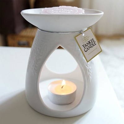 Yankee Candle aroma lampa Pastel Hues Vine, bílá – Zboží Mobilmania