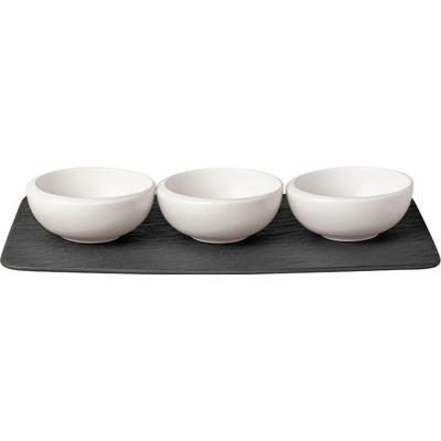 Villeroy & Boch NewMoon sada misek na dip s podnosem 10-4264-9023 110 ml