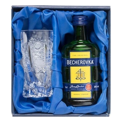 Bohemia Crystal Becherovka set Becher 0 05l broušená sklenice na likér 50 ml