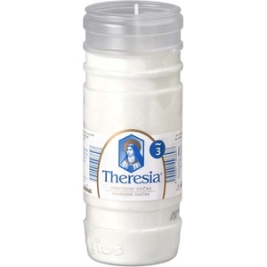 Z - TRADE s. r. o Z - TRADE s. r. o. Вложка за свещ Theresia 210 г ~3 дни бяла отливка